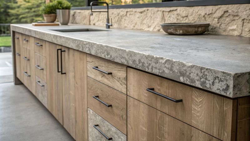 Cement Countertop Installation in Sonoma County, CA